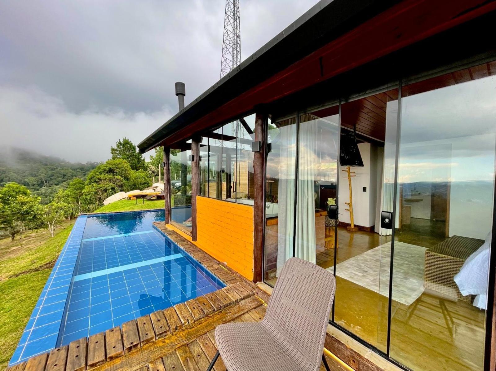 Chale Mirante Vista Privilegiada - O Mais Alto Do Brasil - Campos do Jordao — Photos 3